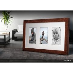 Fotorāmis Styler 3x10x15cm t.brūns