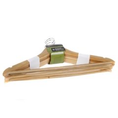 Drēbju pakaramie koka 5gab. g.brūni