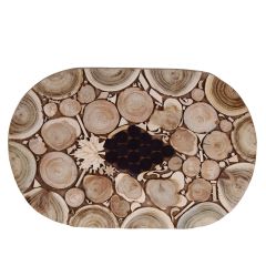 Kadiķkoka paliktnis, ovāls, 20x30cm