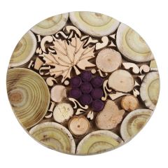 Kadiķkoka paliktnis, apaļš, 14cm