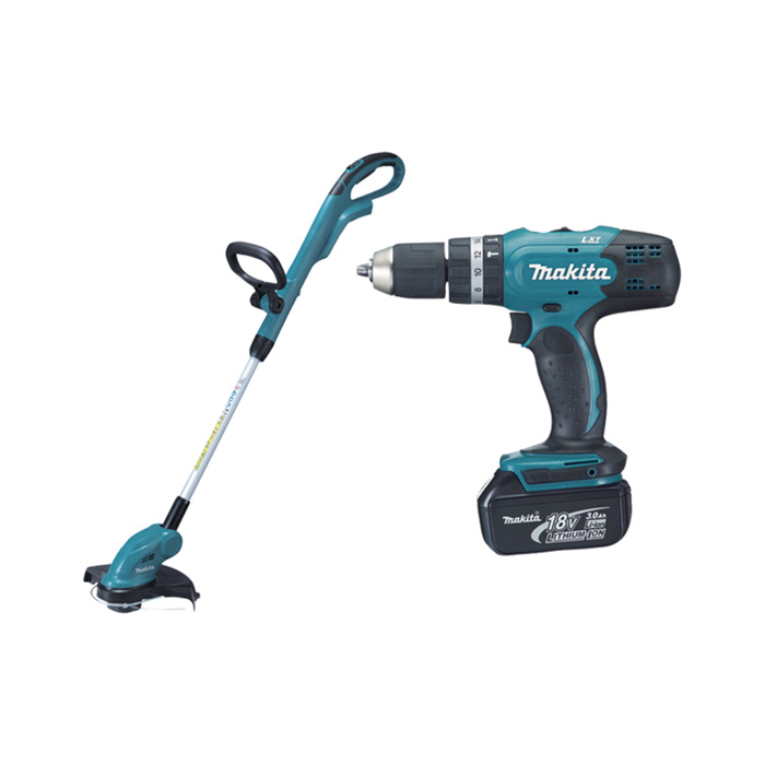 Аккумуляторный триммер Makita dur181z, 18в, 26см (. Dlx2289 Makita. Dur181z. Розовая Макита.