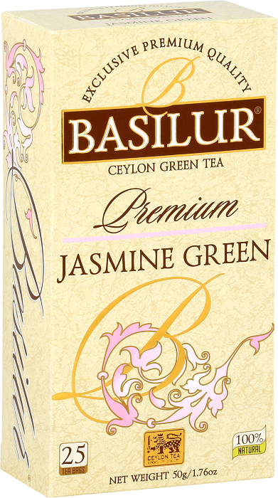 Tēja zaļā Premium Collection Jasmine Paciņu